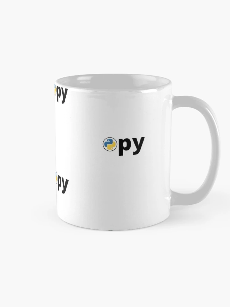 Thumbnail 3 of 6, Coffee Mug, python dot py designed and sold by Indite.