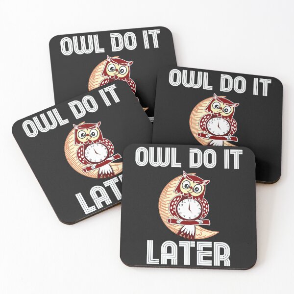 Item preview,  Owl Do It Later Funny Owl Lover designed and sold by unique things.
