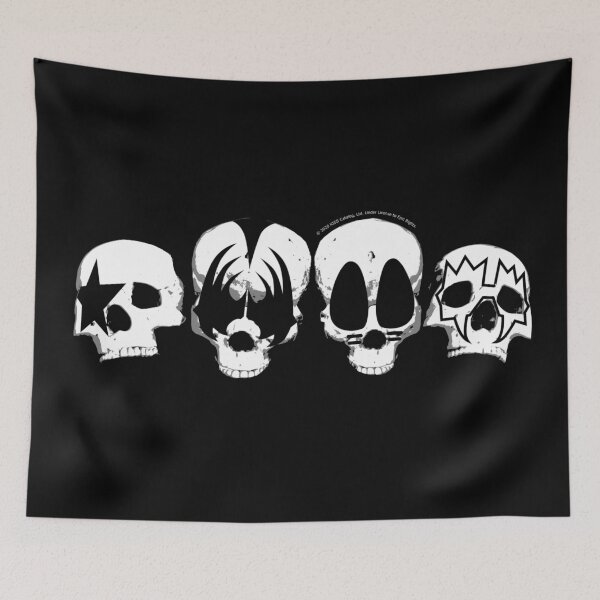 Item preview, KISS Band Logo Skull Design With All Members  designed and sold by designminimal.