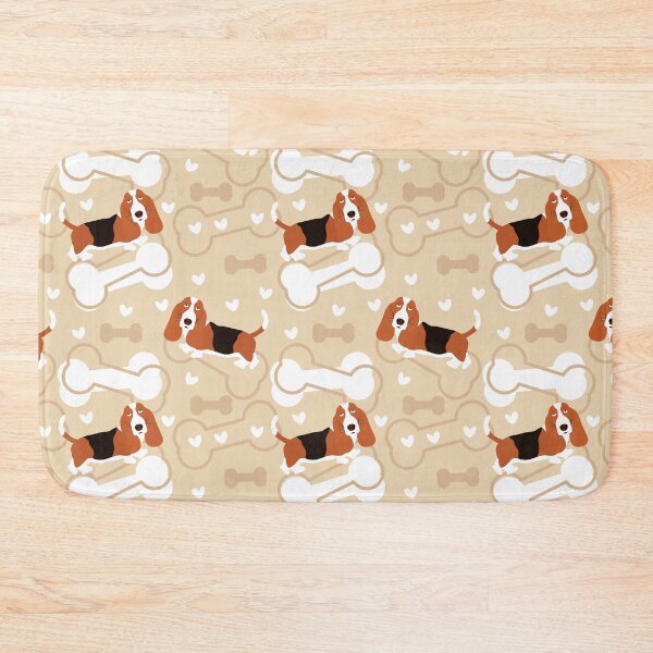 Item preview, Cute Tricolor Basset Hound designed and sold by Lulupainting.