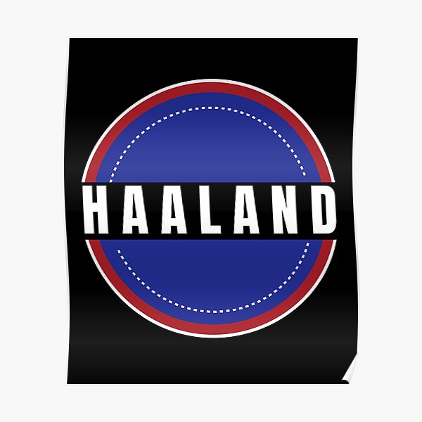 Poster: Haaland | Redbubble