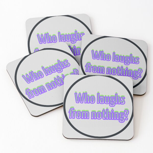 Item preview,   Who laughs from nothing? designed and sold by Viktor Kabbach.