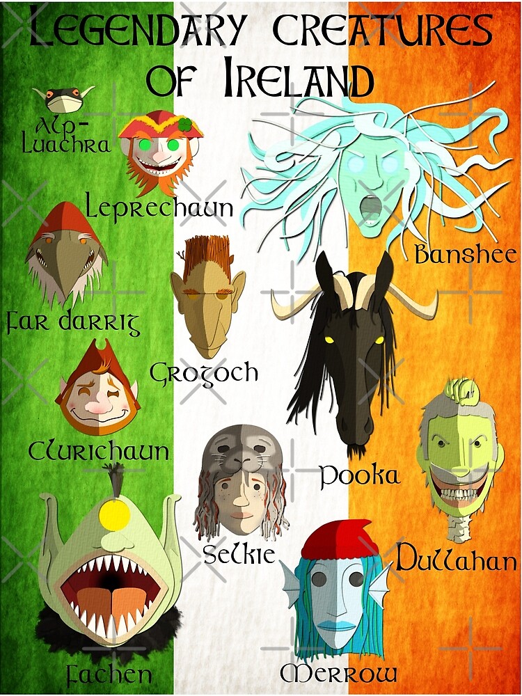 "Legendary Creatures Of Ireland" Photographic Print For Sale By ...