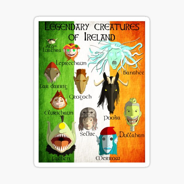 Item preview, Créatures légendaires d'Irlande designed and sold by Mattfields.