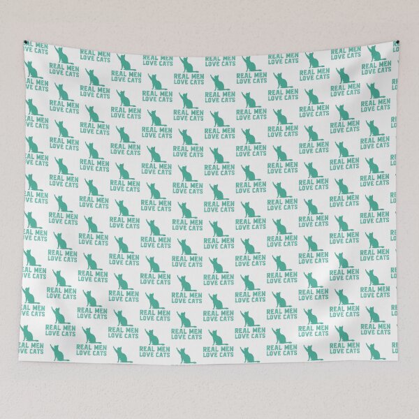 Item preview, Real Men Love Cats designed and sold by Pixelcraftsmith.
