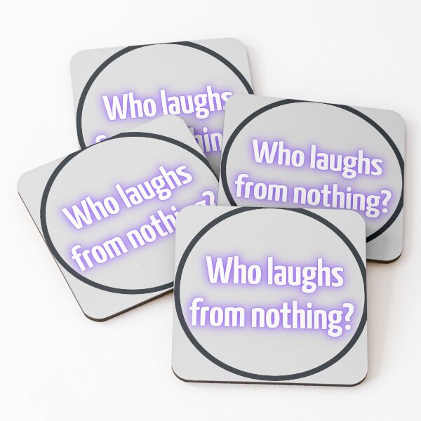 Item preview, Who laughs from nothing? designed and sold by Viktor Kabbach.