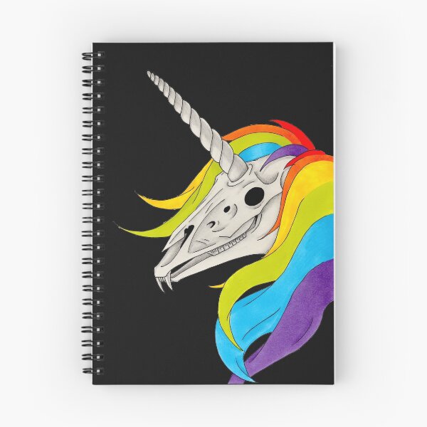 Item preview, Rainbow unicorn skull designed and sold by Kharotus.
