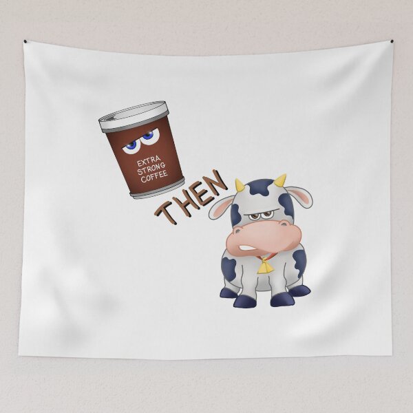 Item preview, Coffee Then Cows designed and sold by RitaLaiArt.