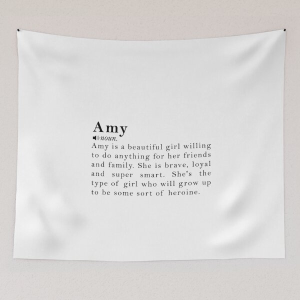 Item preview, Amy Name Definition Meaning designed and sold by peachyline.