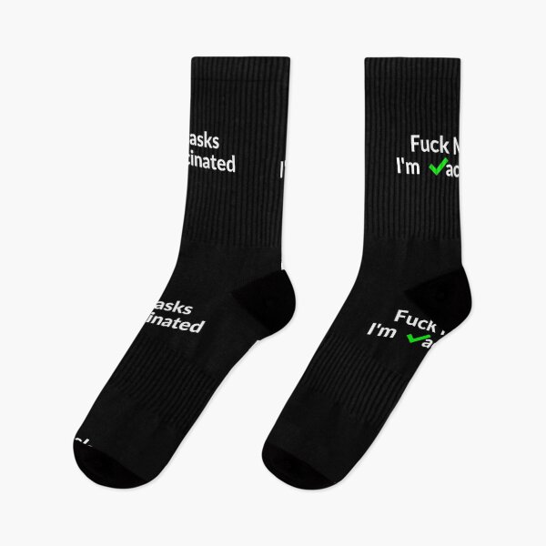 Item preview, Fuck Masks I'm Vaccinated designed and sold by MinimalTag.