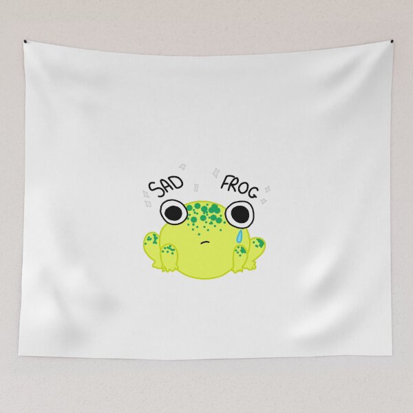 Item preview, Sad frog (with text) designed and sold by amupanda.