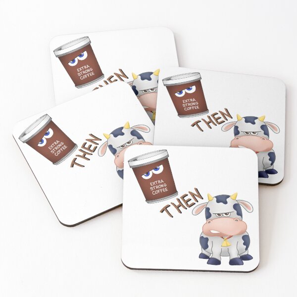 Item preview, Coffee Then Cows designed and sold by RitaLaiArt.