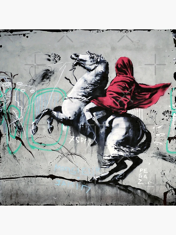 Banksy Napoleon Crossing the Alps | Art Board Print