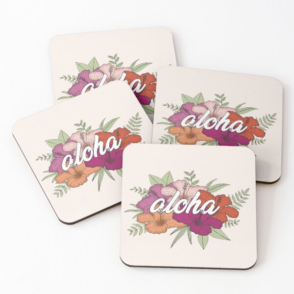Item preview, aloha floral aesthetic designed and sold by lemonmake.
