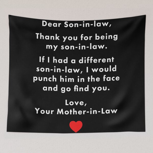 Item preview, Dear Son-In-Law ... Thank You For Being My Son-In-Law, Best Son-In-Law Mug, Son-In-Law Gift designed and sold by AweSoMe Shirts.