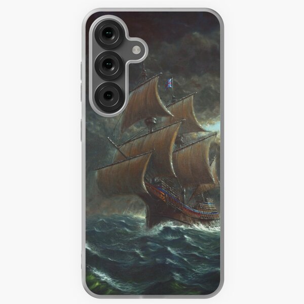 Voyage of the Mayflower in rough seas Samsung Galaxy Soft Case