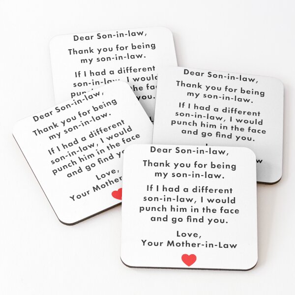 Item preview, Dear Son-In-Law ... Thank You For Being My Son-In-Law, Best Son-In-Law Mug, Son-In-Law Gift designed and sold by AweSoMe Shirts.