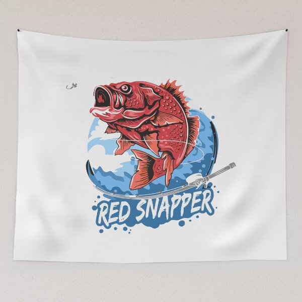 Item preview, Angler Fish Red Snapper Fisherman designed and sold by mowobeo.