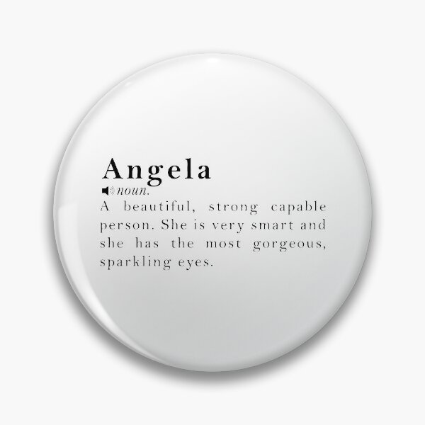 Item preview, Angela Name Definition Meaning designed and sold by peachyline.