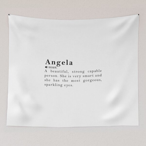 Item preview, Angela Name Definition Meaning designed and sold by peachyline.