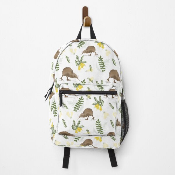 Item preview, New Zealand Kiwi Bird and Kowhai Pattern Design designed and sold by Tara Slater.