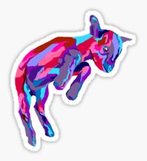 Chèvre améthyste bondissante Sticker