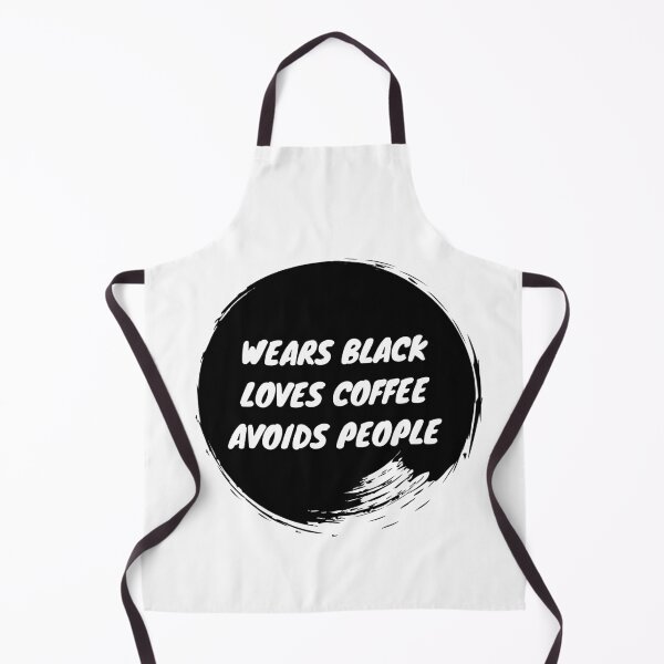 Item preview, Wears black, loves coffee, avoids people designed and sold by curiousque.