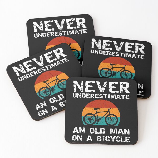 Item preview, never underestimate an old man on a bicycle designed and sold by StarsPower.