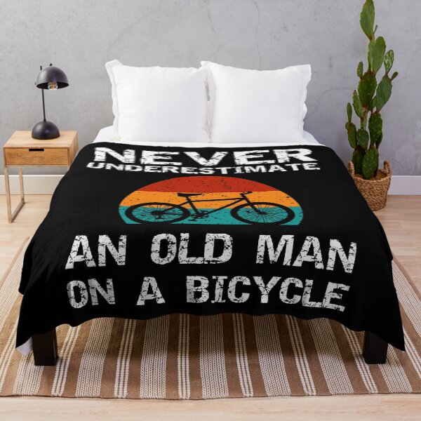 Item preview, never underestimate an old man on a bicycle designed and sold by StarsPower.