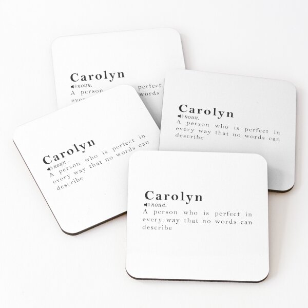 Item preview, Carolyn Name Definition Meaning designed and sold by peachyline.