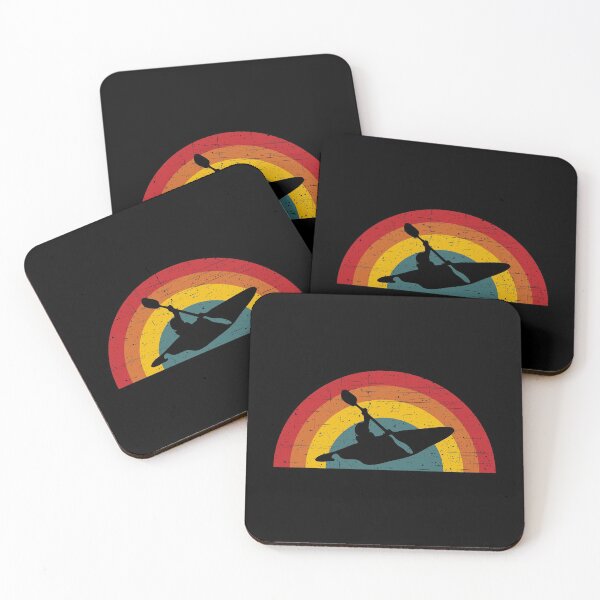 Item preview, Kayaking - Vintage Half Circle Sunset designed and sold by HeatherPore.