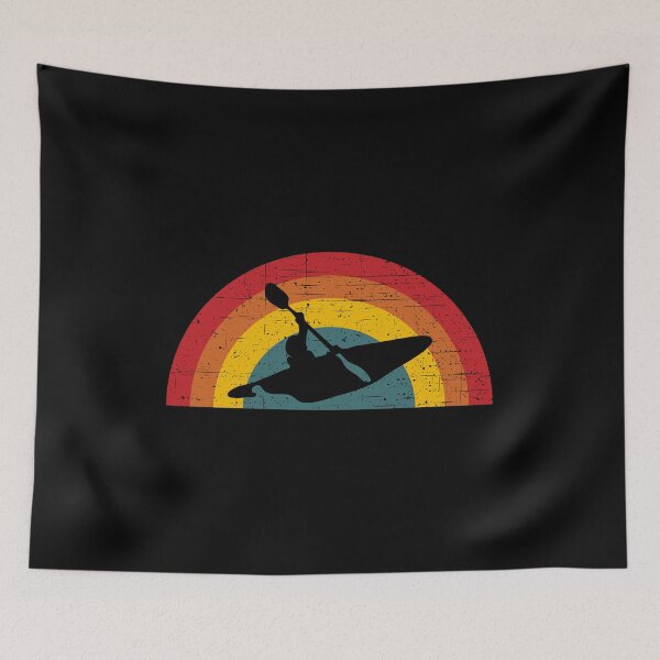 Item preview, Kayaking - Vintage Half Circle Sunset designed and sold by HeatherPore.