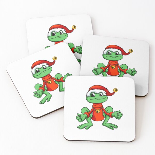 Item preview, Frog Wearing Christmas Hat designed and sold by RsK_DeSiGn.