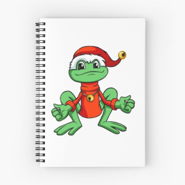 Item preview, Frog Wearing Christmas Hat designed and sold by RsK_DeSiGn.
