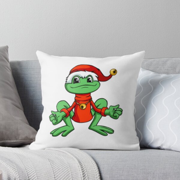 Item preview, Frog Wearing Christmas Hat designed and sold by RsK_DeSiGn.