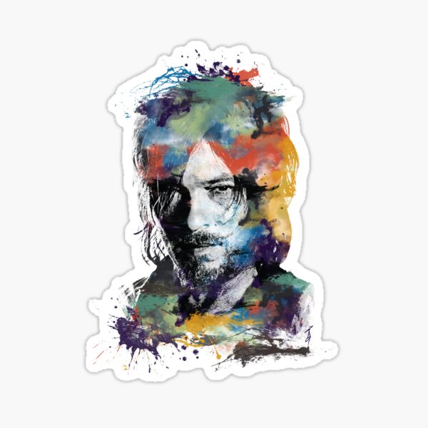 Watercolor Daryl Sticker