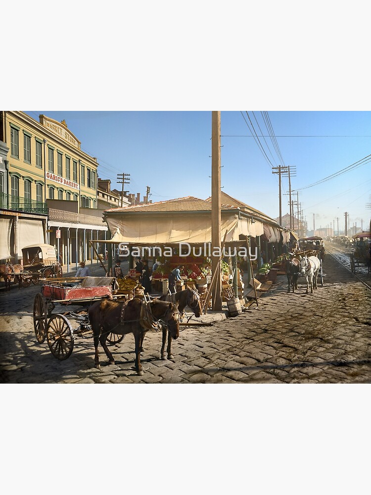 French Market in New Orleans, in the year 1906 by SannaDullaway
