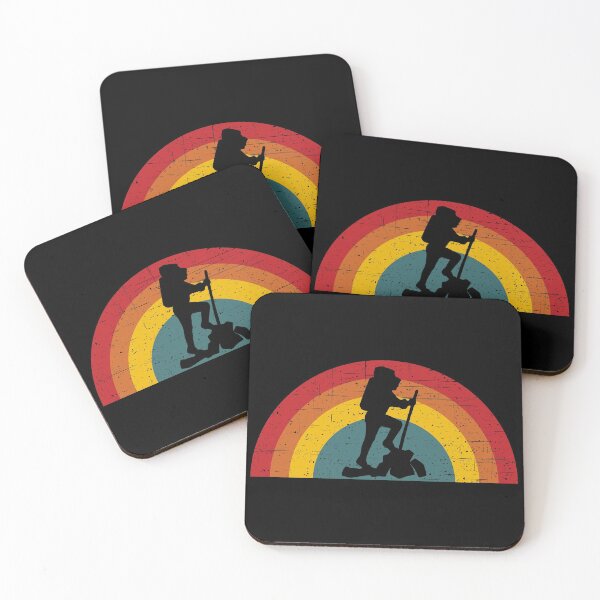 Item preview, Backpacker Hiker - Vintage Half Circle Sunset designed and sold by HeatherPore.