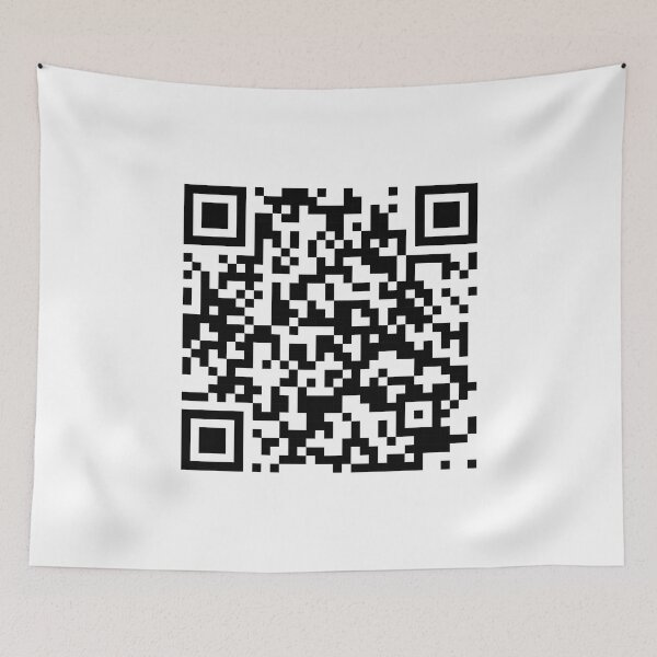 Artikelvorschau, Rickroll QR Code Aufkleber entworfen und verkauft von crimsontreasure.