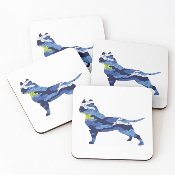 Item preview, American bully blue camouflage  designed and sold by adamartz.