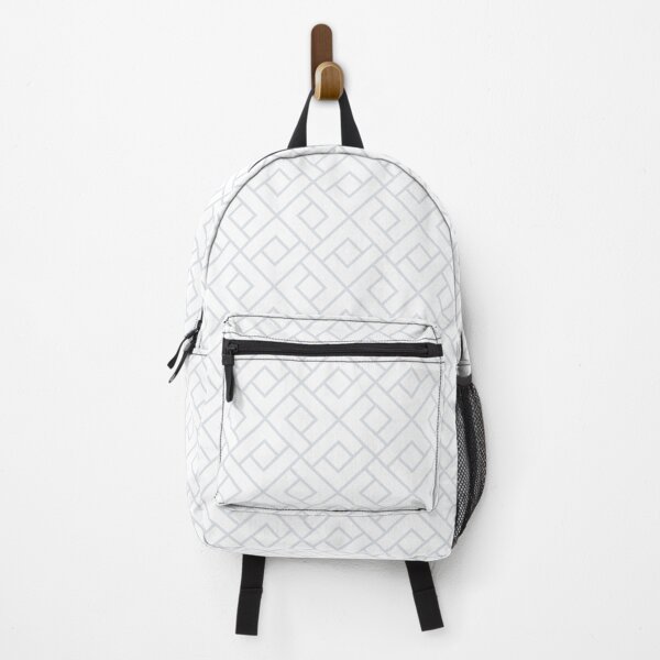 Item preview, Geometric Design #009 - Silver Square Line Pattern Print designed and sold by isko1977.