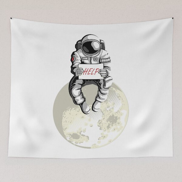 Item preview, Astronaut Stranded On The Yellow Moon designed and sold by Noverda Nawarizka Prabowo.