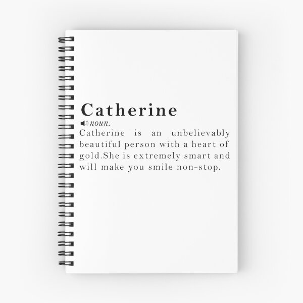 Item preview, Catherine Name Definition Meaning designed and sold by peachyline.