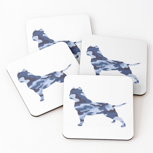 Item preview, American bully blue camouflage  designed and sold by adamartz.
