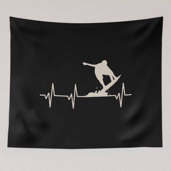 Item preview, Skimboarding And Skimming Heartbeat Pulse Gift For Skimboarders designed and sold by JokeGysen.
