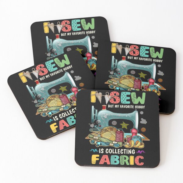 Item preview, I Sew But My Favourite Hobby Is Collecting Fabric designed and sold by Charles Brian.