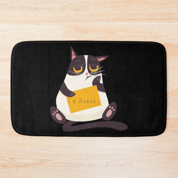 Item preview, I'm Bored Cat designed and sold by . JustBeUnique ..