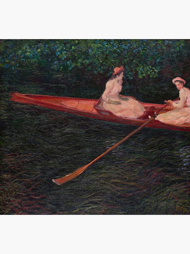 クロード・モネ、「In a Canoe on the Epte」、厳選