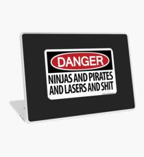 Ninjas and Pirates and Lasers, Oh My! Laptop Skin