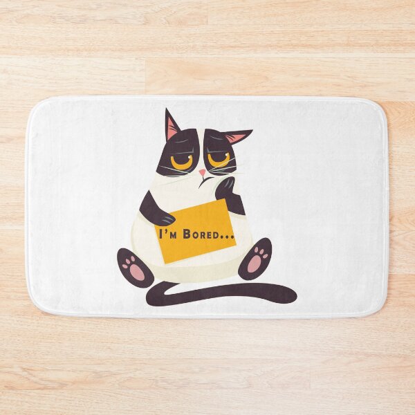 Item preview,  I'm Bored Cat designed and sold by . JustBeUnique ..